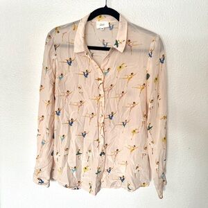 Sezane x G.Kero Ballerina Silk Button-Up